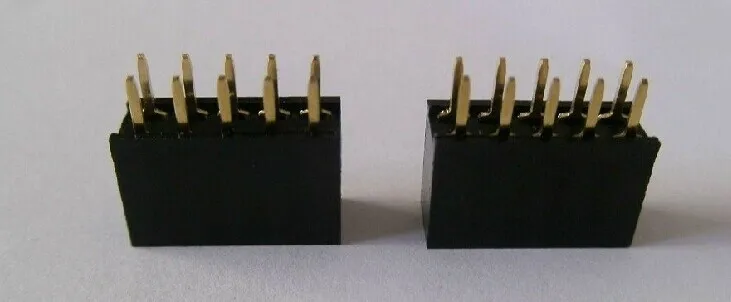 Free shipping 500PCS 2.54mm 2 X 5 Pin Gold-plated Double Row Straight Female Pin Header ROHS
Free shipping 500PCS 2.54mm 2 X 5 Pin Gold-plated Double Row Straight Female Pin Header ROHS