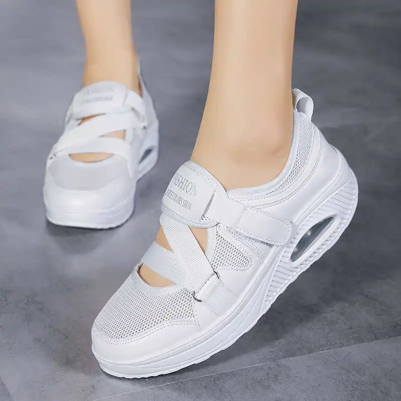 Slip on Sport Shoes Women Big Size Air Cushion Running Femme Platforms Women's Sneakers Breathable Mesh Shoes Woman Sports 169D
Slip on Sport Shoes Women Big Size Air Cushion Running Femme Platforms Women's Sneakers Breathable Mesh Shoes Woman Sports 169D
