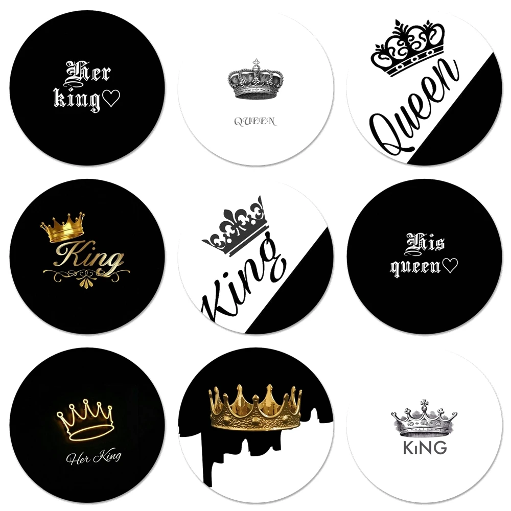 Значки с надписью «King Queen» для влюбленных пар, значки, металлические значки для украшения одежды и рюкзака
Значки с надписью «King Queen» для влюбленных пар, значки, металлические значки для украшения одежды и рюкзака
