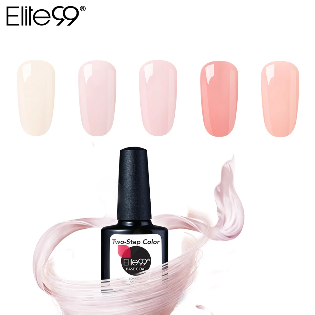 Elite99 10ML Two Step Color Base Coat Soak Off Gel Nail Polish UV LED Varnish Using Ways Art Manicure Lacquer | Красота и здоровье