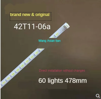 30pcs light emitting diode 60leds TCL 42" TV 42PFL5300 42P21FBD 74.42T13! 001-0-CS1 T420HW08 42T11-06a E88441 LE42X100C
30pcs light emitting diode 60leds TCL 42" TV 42PFL5300 42P21FBD 74.42T13! 001-0-CS1 T420HW08 42T11-06a E88441 LE42X100C