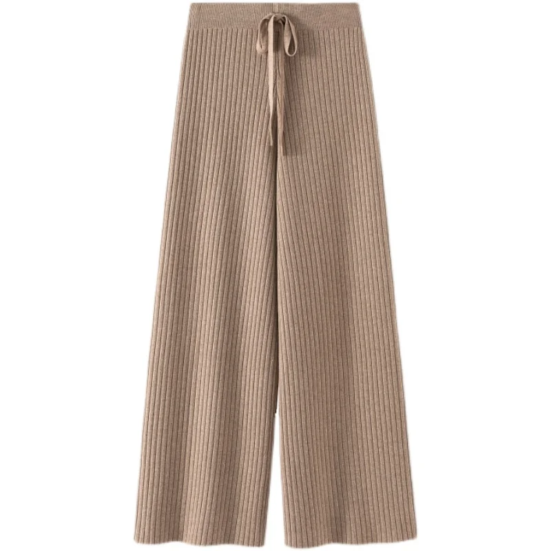 High-waist knitted wide-leg pants women loose 2021 autumn winter new thick drape straight casual fashion Ankle-Length Pants
High-waist knitted wide-leg pants women loose 2021 autumn winter new thick drape straight casual fashion Ankle-Length Pants