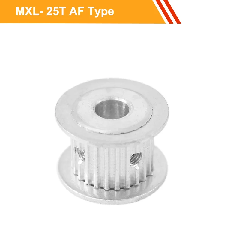 Шкив трансмиссии MXL 25T Ширина ремня 7 мм/11 мм шкив стандарта ЧПУ 5/6/6.35/7/8/10