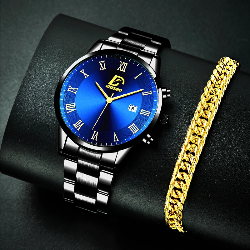 2021 Fashion Mens Simple Watch Luxury Stainless Steel Calendar Quartz Wristwatch Men Business Bracelet Watches relogio masculino
2021 Fashion Mens Simple Watch Luxury Stainless Steel Calendar Quartz Wristwatch Men Business Bracelet Watches relogio masculino