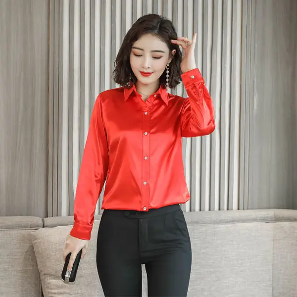 2020 fashion summer blouse long sleeve female plaid shirt tops silky vintage korean novelty streetwear
2020 fashion summer blouse long sleeve female plaid shirt tops silky vintage korean novelty streetwear