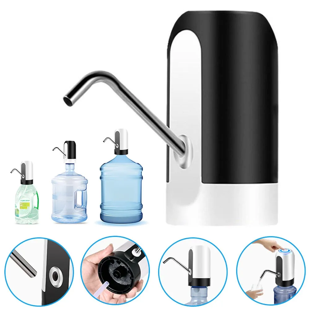 Water Bottle Pump USB Charging Automatic Electric Water Dispenser Pump One Click Auto Switch Drinking Dispenser
Water Bottle Pump USB Charging Automatic Electric Water Dispenser Pump One Click Auto Switch Drinking Dispenser