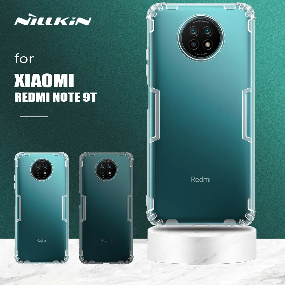 Nillkin для Xiaomi Redmi Note 9T 5G чехол ТПУ силиконовый прозрачный чехол-накладка защитный