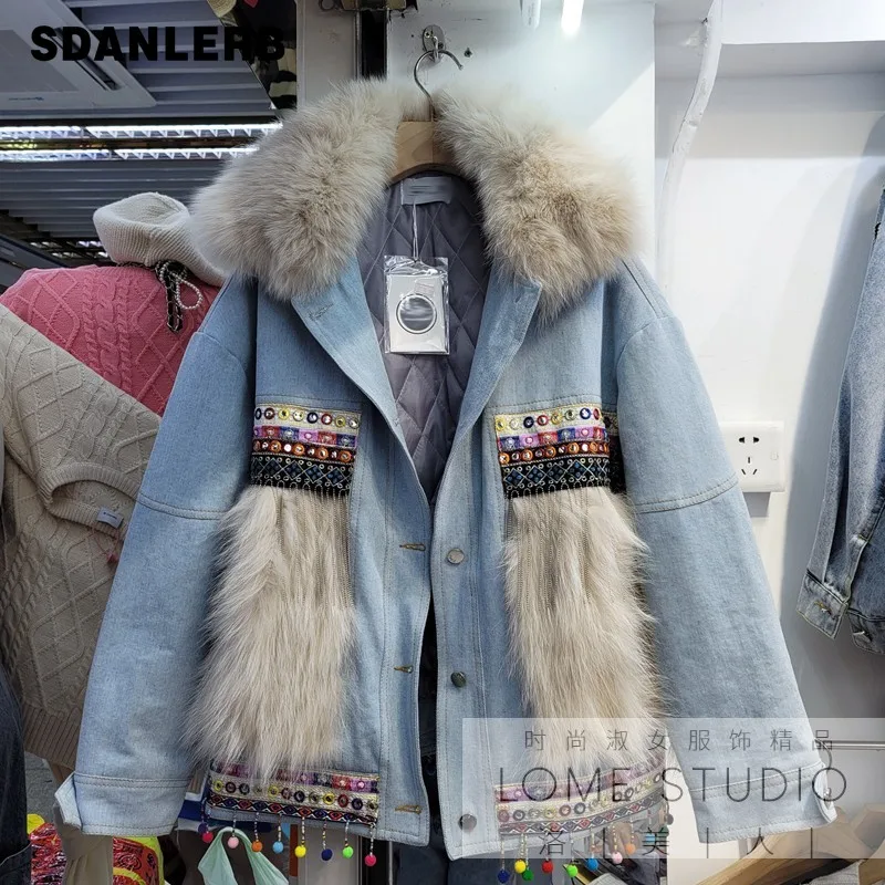 Новинка Зима 2021, джинсовая парка средней длины с прострочкой и лисьим мехом, молодежное утепленное пальто с длинным рукавом, джинсовая курт...
Новинка Зима 2021, джинсовая парка средней длины с прострочкой и лисьим мехом, молодежное утепленное пальто с длинным рукавом, джинсовая курт...