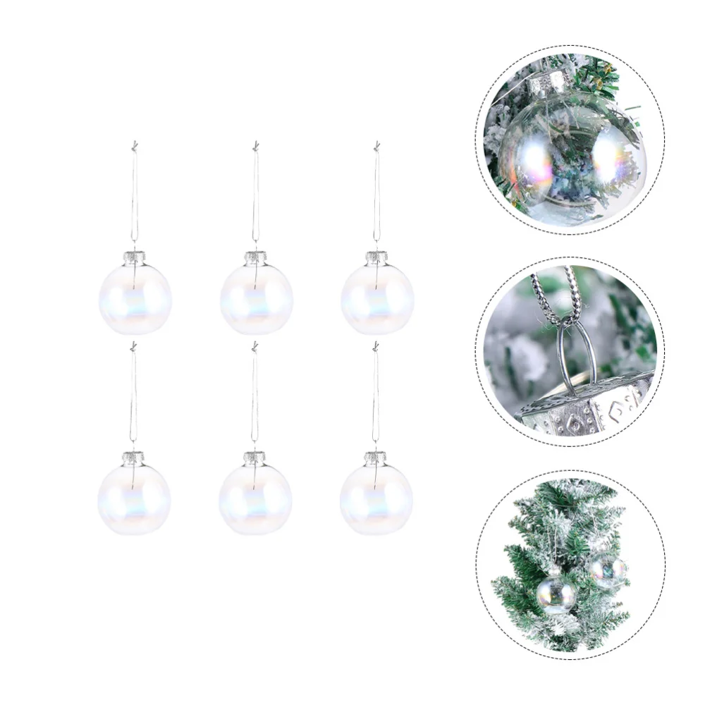 6pcs Christmas Balls Ornaments Hanging Pendants Christmas Tree Hanging Decor 
6pcs Christmas Balls Ornaments Hanging Pendants Christmas Tree Hanging Decor