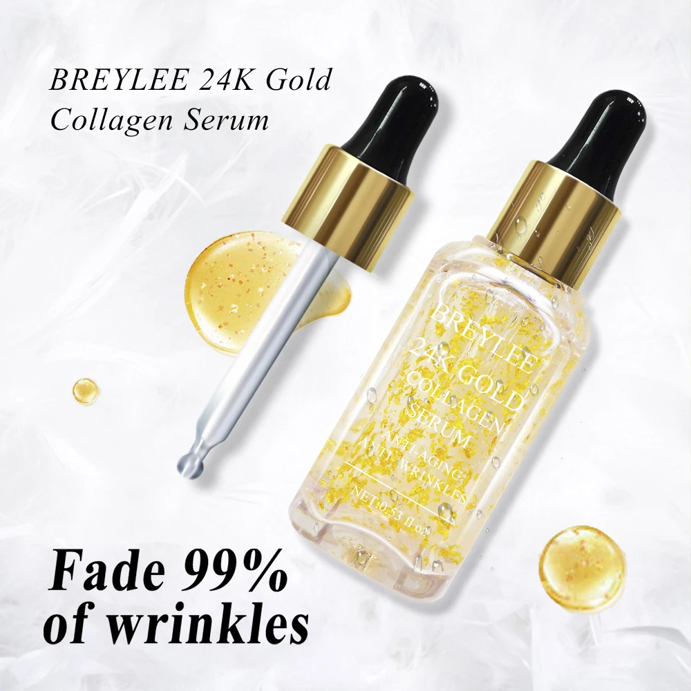 24k Gold Serum Collagen Essence 15ml Anti Aging Anti Wrinkles Face Lift Firming Serum Face Care Whitening
24k Gold Serum Collagen Essence 15ml Anti Aging Anti Wrinkles Face Lift Firming Serum Face Care Whitening