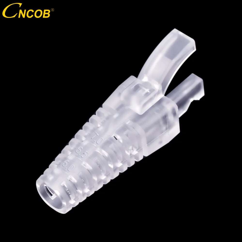 CNCOB Cat6 Transparent Boots Rj45 Hat Connector Protector Cable Cat 6a Connectors Sleeve Covers Aperture 5.5-7.0mm
CNCOB Cat6 Transparent Boots Rj45 Hat Connector Protector Cable Cat 6a Connectors Sleeve Covers Aperture 5.5-7.0mm