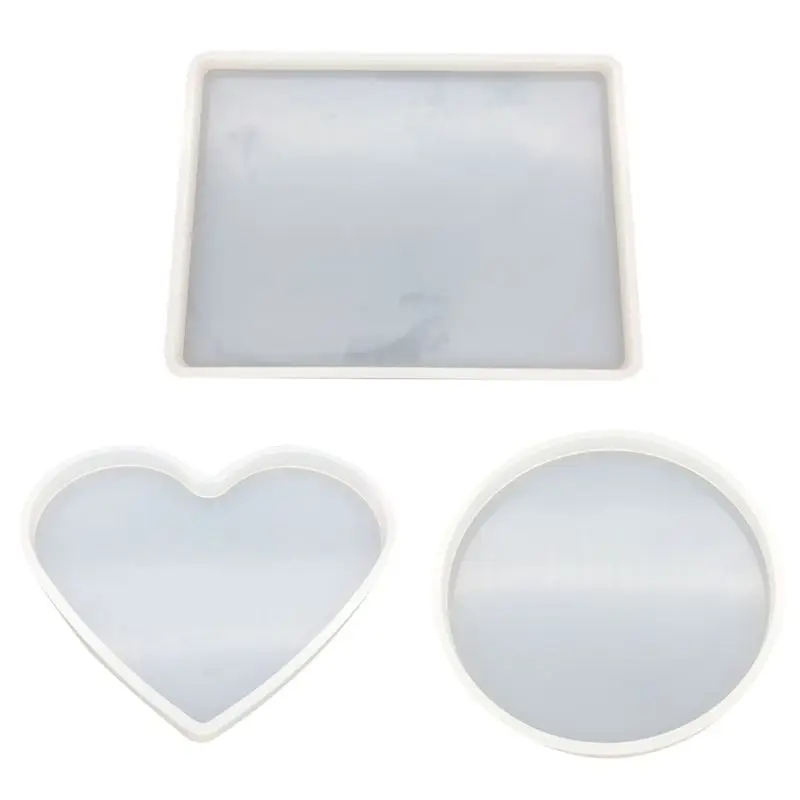 3 Pcs/set Crystal Epoxy Mould DIY Table Decoration Handmade Heart-shaped Round Square Silicone Mold
3 Pcs/set Crystal Epoxy Mould DIY Table Decoration Handmade Heart-shaped Round Square Silicone Mold