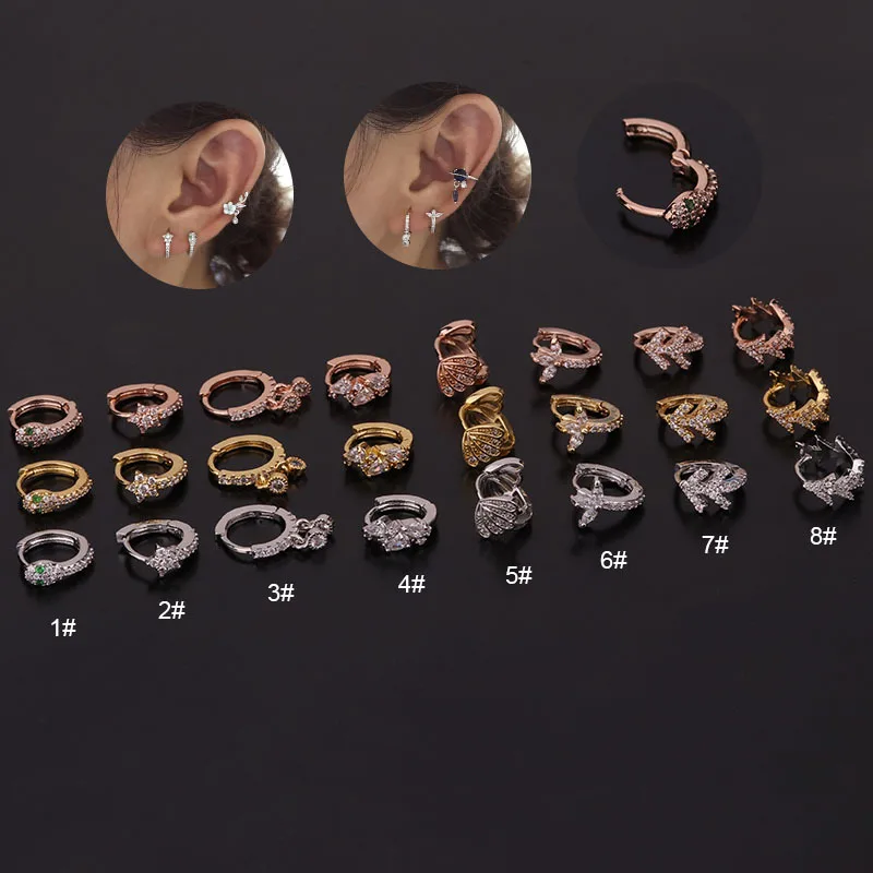 1Pc Women Snake Ear Clip Round Piercing Earrings CZ Cartilage Septum Piercing Nose Ring Puncture Body Jewelry
1Pc Women Snake Ear Clip Round Piercing Earrings CZ Cartilage Septum Piercing Nose Ring Puncture Body Jewelry