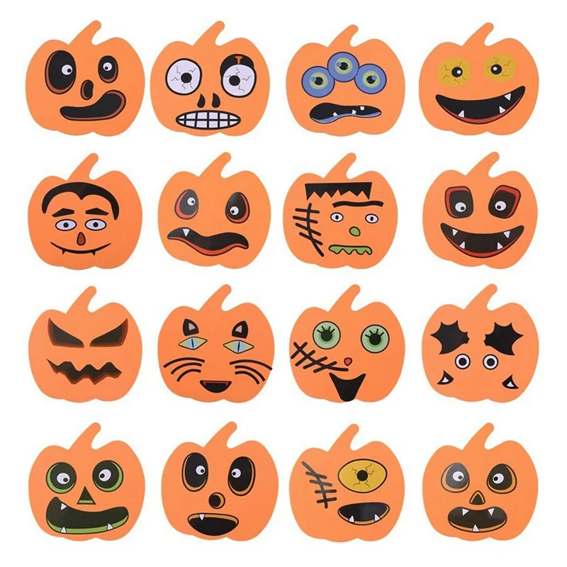 16PCS Foam Pumpkin Shape Craft Kit Halloween Sticker Gifts Children's Party DIY Decorations
16PCS Foam Pumpkin Shape Craft Kit Halloween Sticker Gifts Children's Party DIY Decorations