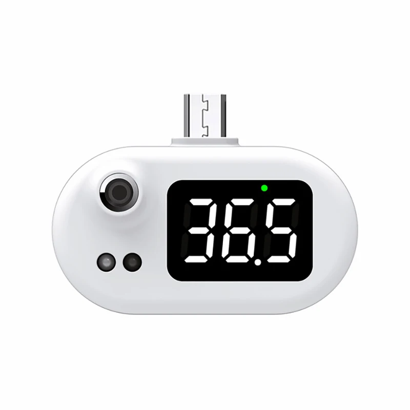For Mobile Phone Digital Thermometers Non-Contact Smart Home Mini Infrared USB Forehead Thermometer With Android Plug 
For Mobile Phone Digital Thermometers Non-Contact Smart Home Mini Infrared USB Forehead Thermometer With Android Plug