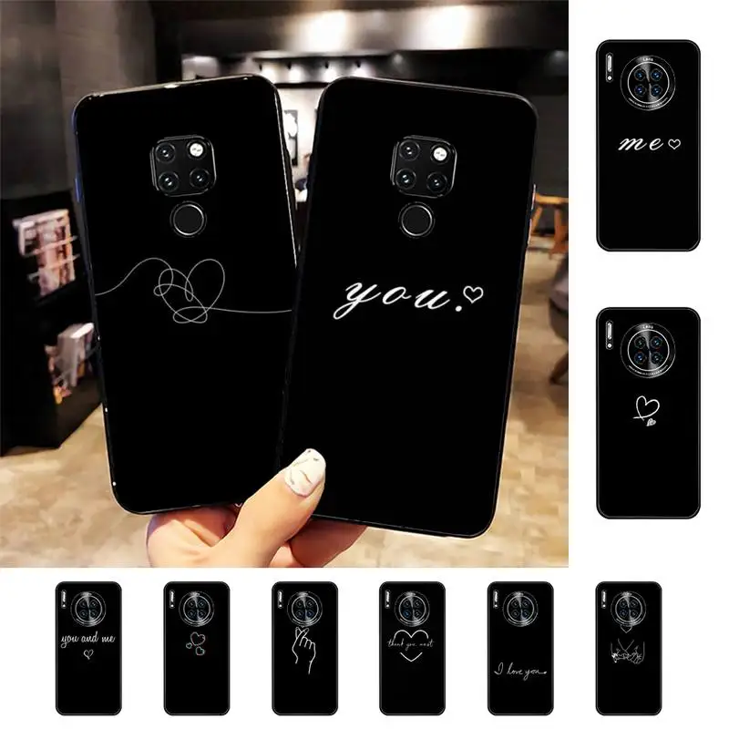 Black White Artistic Abstract Line Love Phone Case For Huawei Nova3I 3E 7se mate 9 20 30 lite 20Pro 10 lite unda case
Black White Artistic Abstract Line Love Phone Case For Huawei Nova3I 3E 7se mate 9 20 30 lite 20Pro 10 lite unda case