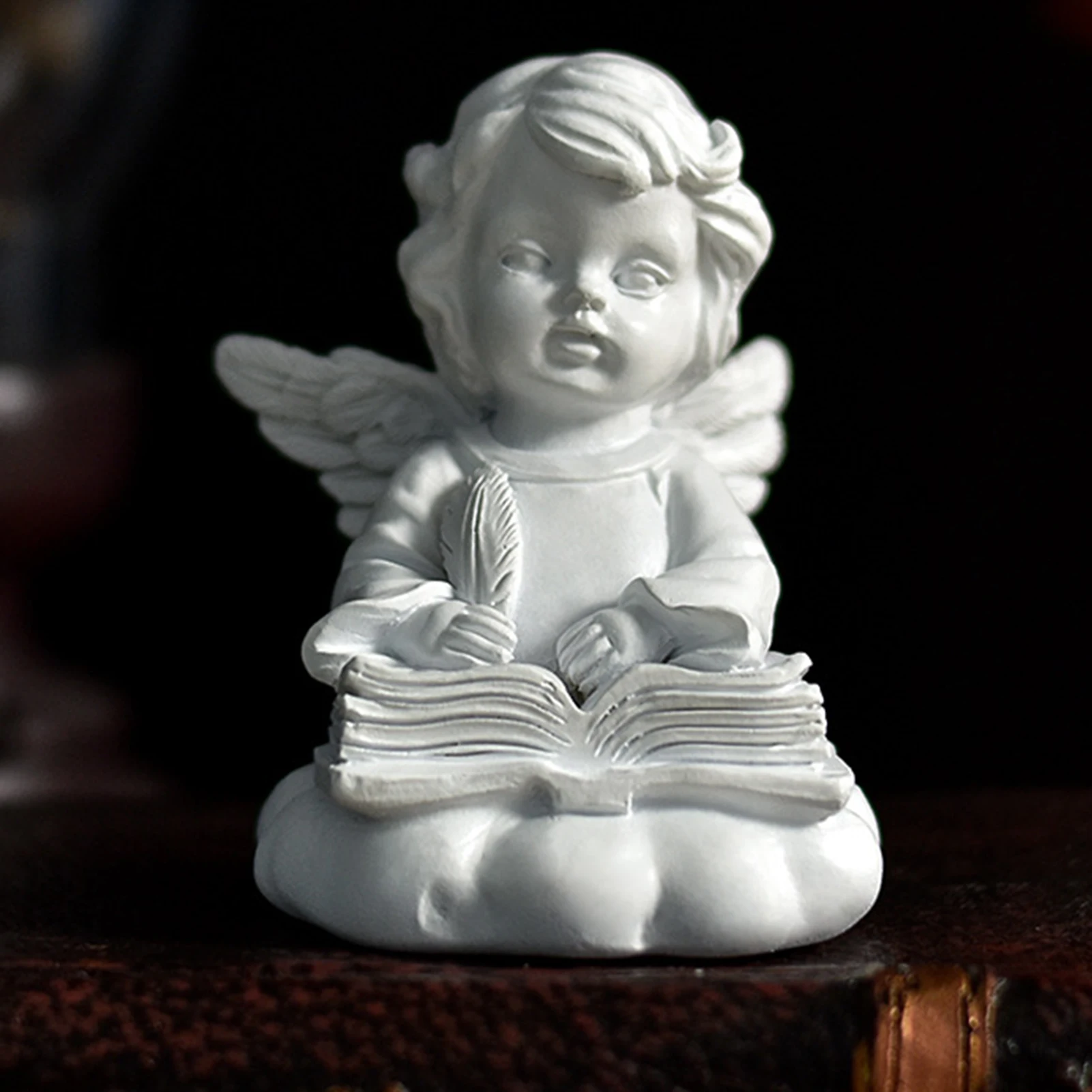 Love Reading Angel Resin Sculpture Mini Desktop Decoration European Style Retro Flower Fairy Art Crafts Creative Gift
Love Reading Angel Resin Sculpture Mini Desktop Decoration European Style Retro Flower Fairy Art Crafts Creative Gift