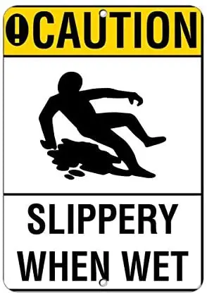 LZATPD SLALL Caution Slippery When Wet Hazard Floor Retro Street Sign r Motorcycle Garage Decoration Supplies12 X 8 Inch
LZATPD SLALL Caution Slippery When Wet Hazard Floor Retro Street Sign r Motorcycle Garage Decoration Supplies12 X 8 Inch
