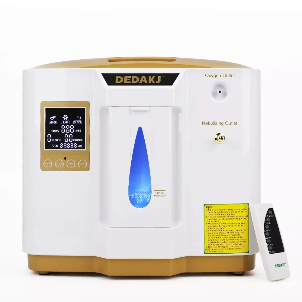 DEDAKJ DE-1LW Portable Oxygen Concentrator Nebulizer Inalador 93% Concentration Oxygen Generator Anion Function Oxygene Machine
DEDAKJ DE-1LW Portable Oxygen Concentrator Nebulizer Inalador 93% Concentration Oxygen Generator Anion Function Oxygene Machine