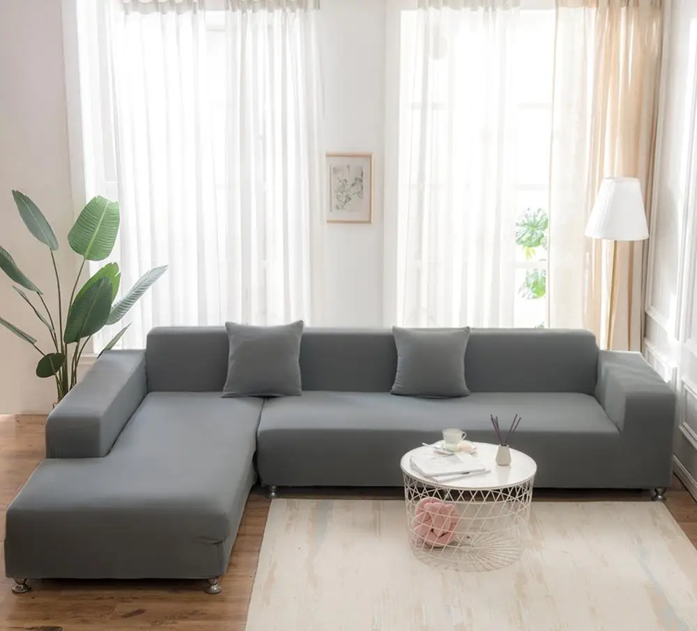 Stretch Slipcover Sectional Solid Color Stretch Sofa Cover for Living Room Couch Cover L Shape Corner Armchair Cover 1-4 Seater
Stretch Slipcover Sectional Solid Color Stretch Sofa Cover for Living Room Couch Cover L Shape Corner Armchair Cover 1-4 Seater