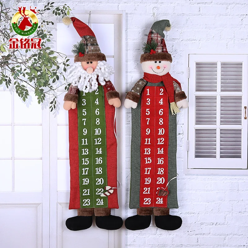 christmas decorations for home Santa Claus cloth calendar calendar counting down to Christmas natal navidad decor gift Pendant
christmas decorations for home Santa Claus cloth calendar calendar counting down to Christmas natal navidad decor gift Pendant