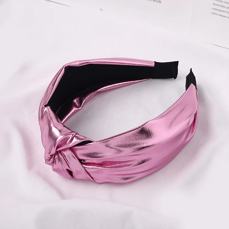 1PC New Arrival Bright Color PU Leather Middle Knotted Headband Solid Color Stylish Headband for Women Fashion Hair Accessories
1PC New Arrival Bright Color PU Leather Middle Knotted Headband Solid Color Stylish Headband for Women Fashion Hair Accessories