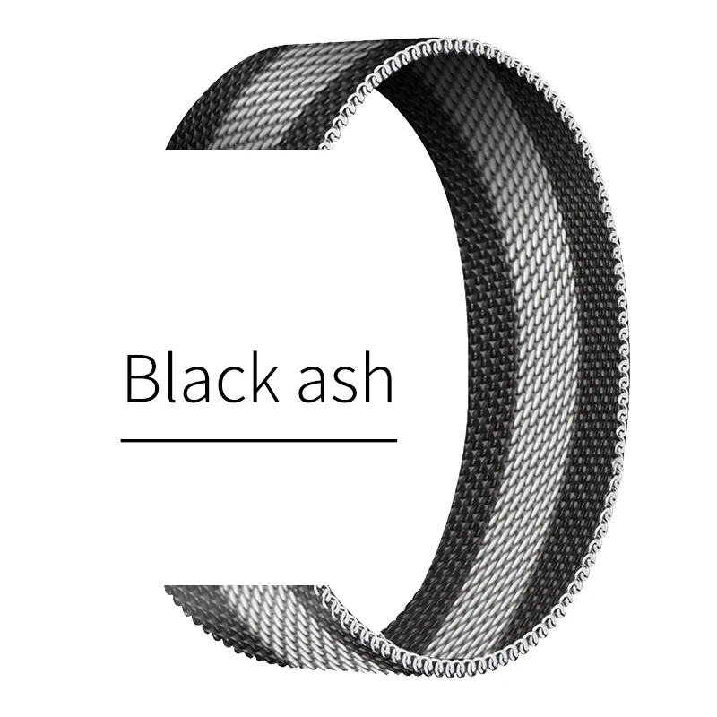 For iwatch Black red Milanses StrapWatch band SE 6 5 4 3 38/40/42/44mm Stainless Steel for apple watchband bracelet watch strap |
