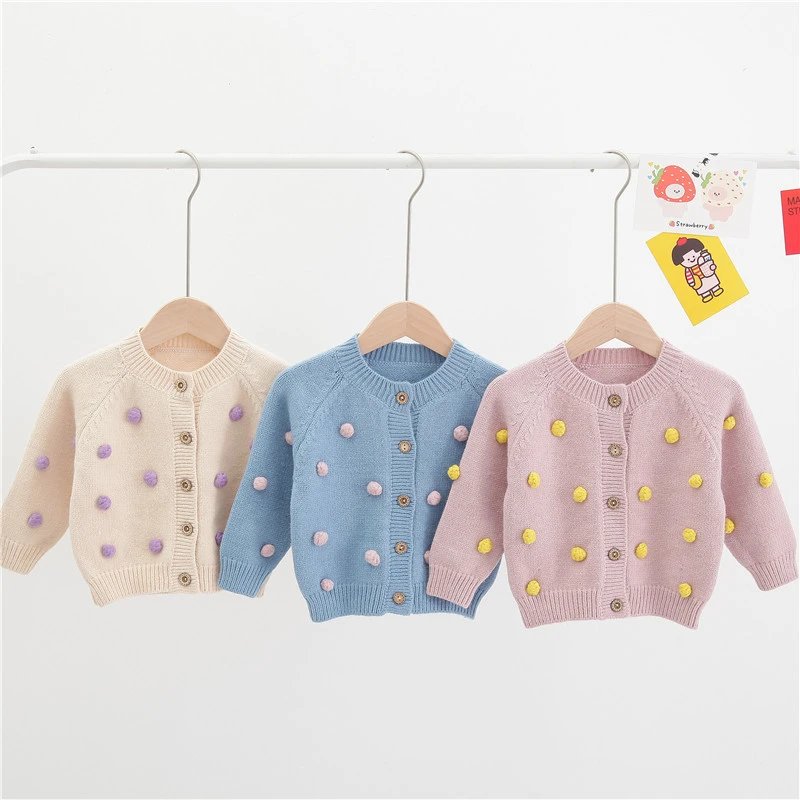 Spring Autumn New Baby Girls Knitted Cardigan Korean Kids Cute Hairball Sweater Jackets Girls Sweater Cardigan Toddler Clothing
Spring Autumn New Baby Girls Knitted Cardigan Korean Kids Cute Hairball Sweater Jackets Girls Sweater Cardigan Toddler Clothing