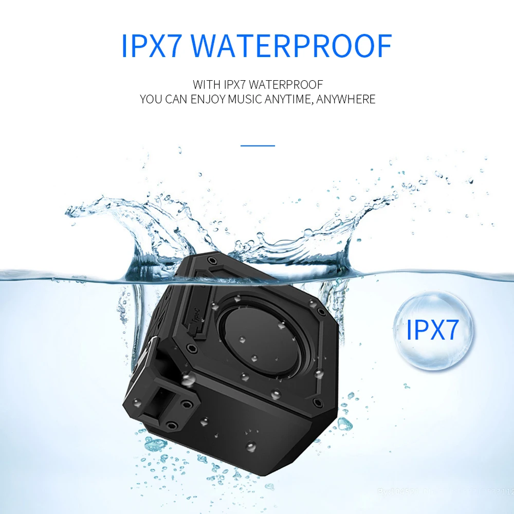Портативная Водонепроницаемая Bluetooth-Колонка для душа IPX7 громкий Стерео-звук