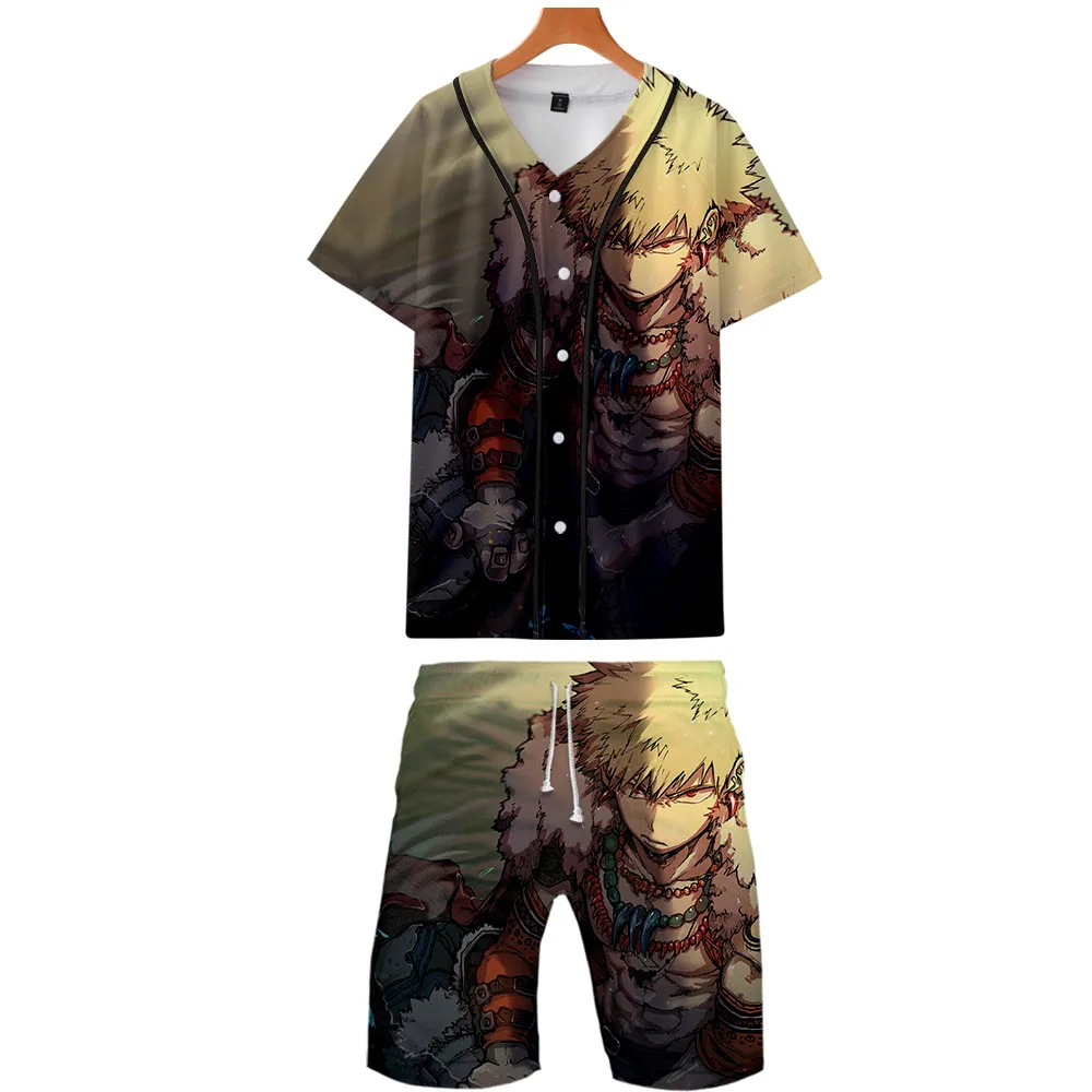 My Hero Academia 3D Printed Two Piece Set Harajuku Summer Baseball T-shirts+Beach Shorts 2019 Hot Sale Casual Streetwear Clothes
My Hero Academia 3D Printed Two Piece Set Harajuku Summer Baseball T-shirts+Beach Shorts 2019 Hot Sale Casual Streetwear Clothes