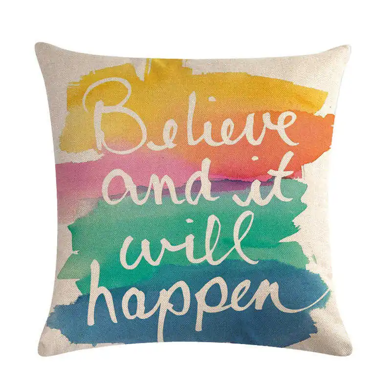 Painted Font Word Pillow Cover Throw Pillow Case Sofa Cushion Cover Home Decor
Painted Font Word Pillow Cover Throw Pillow Case Sofa Cushion Cover Home Decor