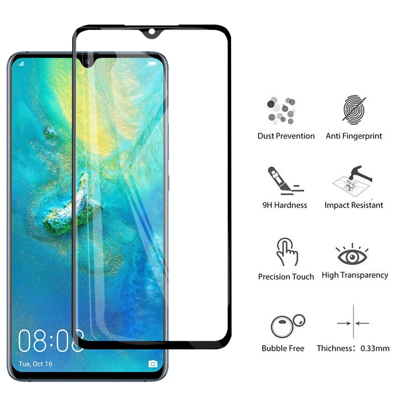 Закаленное стекло для Huawei mate 20 x 2 шт. Защита экрана huawey mate20x 7 дюйма защитное |