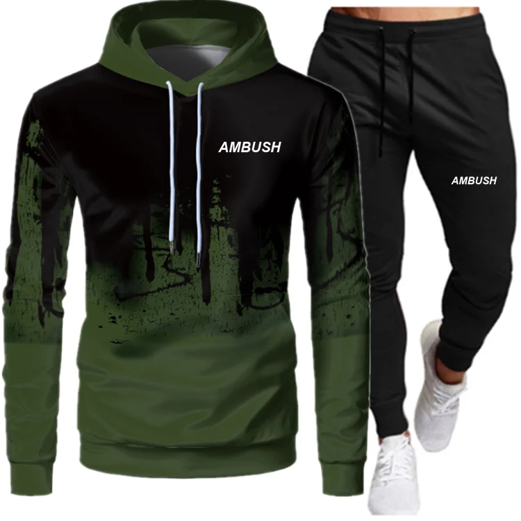 New Men's Sets Hoodies+Pants Printed 2 Pieces Suit Male Autumn Winter Hooded Sweatshirt Sweatpants Fashion Slim Fit Jogging Clot
New Men's Sets Hoodies+Pants Printed 2 Pieces Suit Male Autumn Winter Hooded Sweatshirt Sweatpants Fashion Slim Fit Jogging Clot