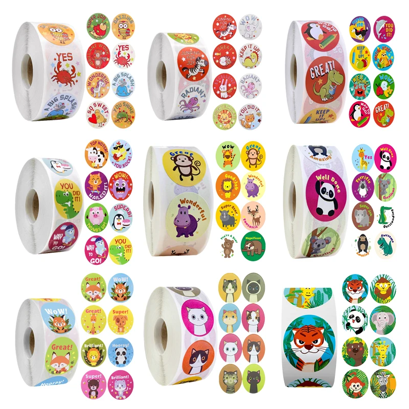 200-500Pcs Zoo Animal Cartoon Children Sticker Classic Toy Sticker School Teacher Reward Sticker 8 Animal Pattern Designs
200-500Pcs Zoo Animal Cartoon Children Sticker Classic Toy Sticker School Teacher Reward Sticker 8 Animal Pattern Designs