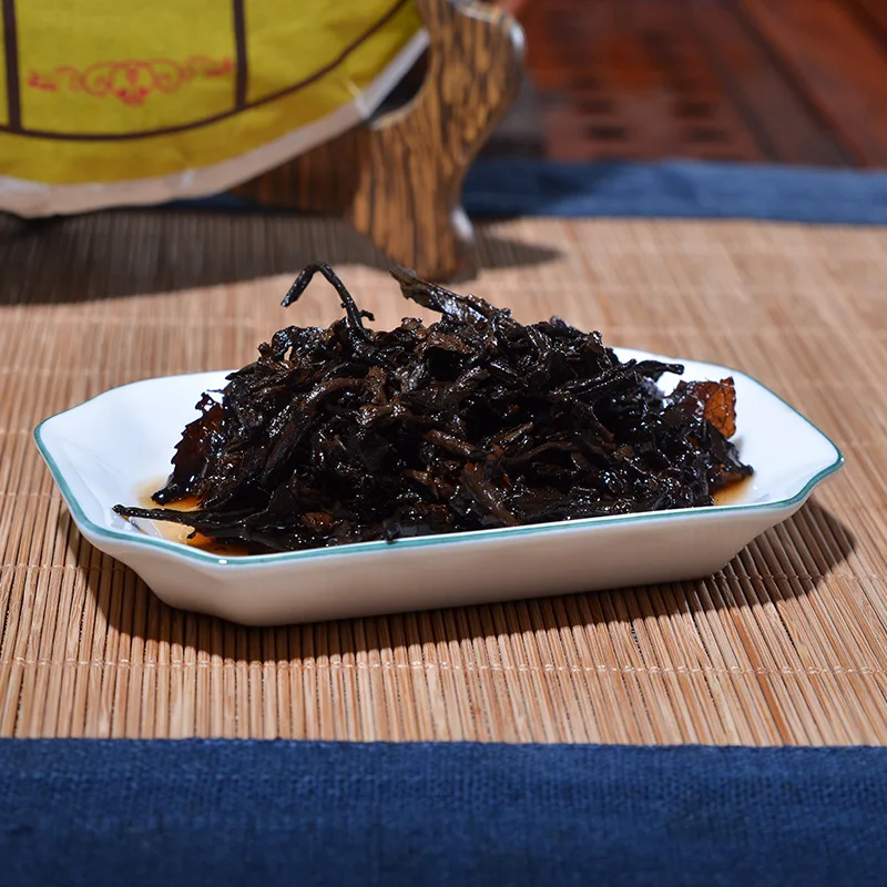 2009 Yr Chinese Tea Yunnan Ripe Pu'er 357g Oldest Pu'er Tea Ancestor Antique Honey Sweet Dull-red Pu-erh Ancient Tree Pu'erh Tea
2009 Yr Chinese Tea Yunnan Ripe Pu'er 357g Oldest Pu'er Tea Ancestor Antique Honey Sweet Dull-red Pu-erh Ancient Tree Pu'erh Tea