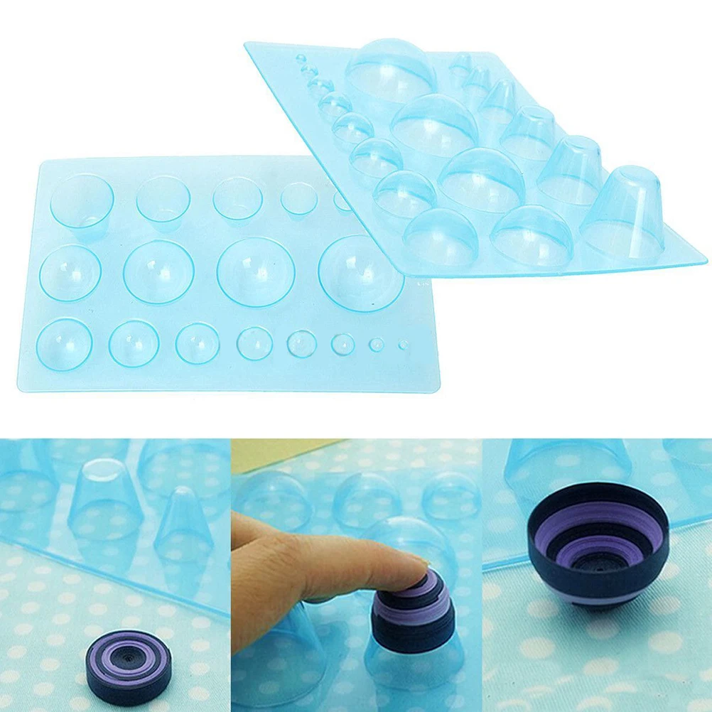 Plastic Paper Quilling Mould Half Ball Domes DIY Papers Craft Artwork Papercraft Tool Scrapbooking Decoration Kid Arts Math Set
Plastic Paper Quilling Mould Half Ball Domes DIY Papers Craft Artwork Papercraft Tool Scrapbooking Decoration Kid Arts Math Set
