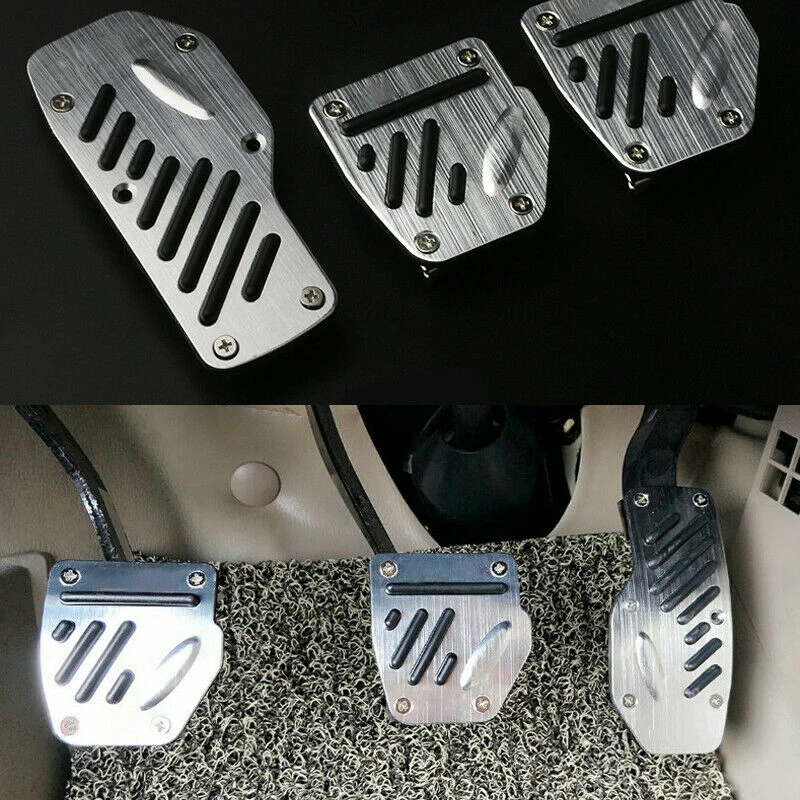 3pcs Universal Car Pedal Aluminum Alloy Brake Accelerator Pedals Non-Slip Brake Clutch Foot Rest pad Cover Car Accessories
3pcs Universal Car Pedal Aluminum Alloy Brake Accelerator Pedals Non-Slip Brake Clutch Foot Rest pad Cover Car Accessories