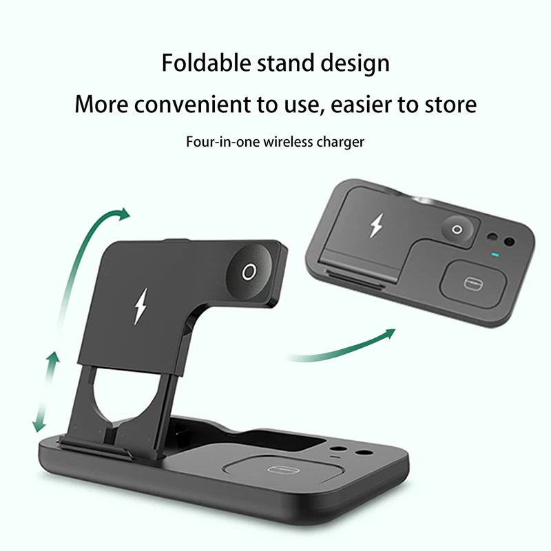 KSTUCNE Wireless Charger Station 15W Fast Wireless Charging Dock 4 in 1 for Apple Watch 6 5 4 3 iPhone 12 11 XS XR X Airpods Pro
KSTUCNE Wireless Charger Station 15W Fast Wireless Charging Dock 4 in 1 for Apple Watch 6 5 4 3 iPhone 12 11 XS XR X Airpods Pro