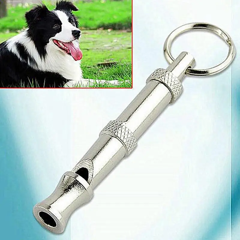 Cat Training Keychain Pet Accessories Puppy Pet Dog Whistle Two-tone Ultrasonic Flute Stop Barking Ultrasonic Sound Repeller New
Cat Training Keychain Pet Accessories Puppy Pet Dog Whistle Two-tone Ultrasonic Flute Stop Barking Ultrasonic Sound Repeller New