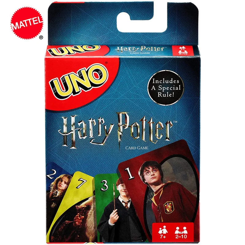 Mattel игры UNO Гарри Поттер Семья забавные развлечение настольная игра Fun игральные
