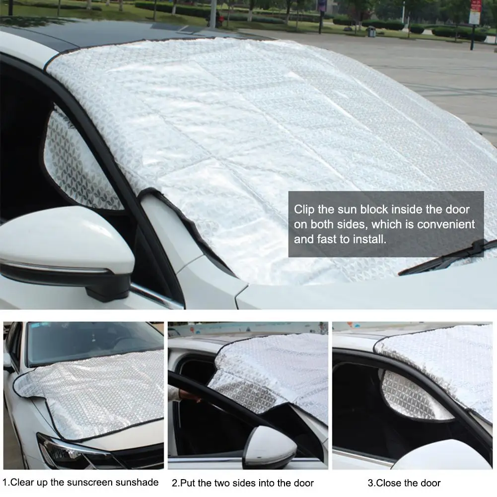 150*70cm Car Windshield Cover Automobile Sunshade Shield For Windshield Visor Cover Summer Front Window Windscreen Cover
150*70cm Car Windshield Cover Automobile Sunshade Shield For Windshield Visor Cover Summer Front Window Windscreen Cover