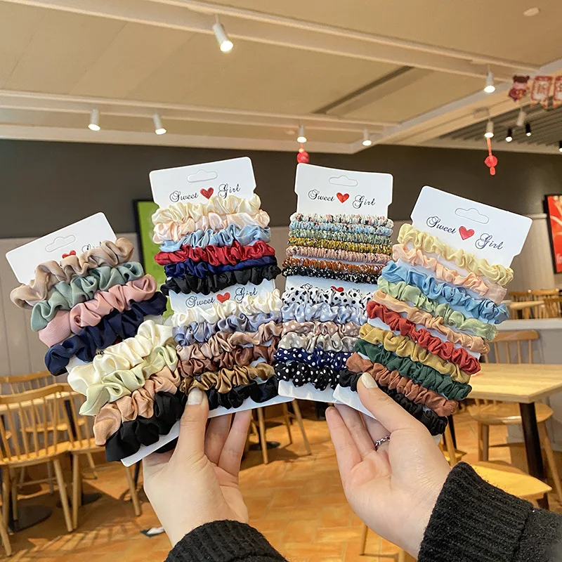 1 Set Scrunchies Hair Ring Candy Color Hair Ties Rope Autumn Winter Women Ponytail Hair Accessories 4-6Pcs Girls Hairbands Gifts
1 Set Scrunchies Hair Ring Candy Color Hair Ties Rope Autumn Winter Women Ponytail Hair Accessories 4-6Pcs Girls Hairbands Gifts