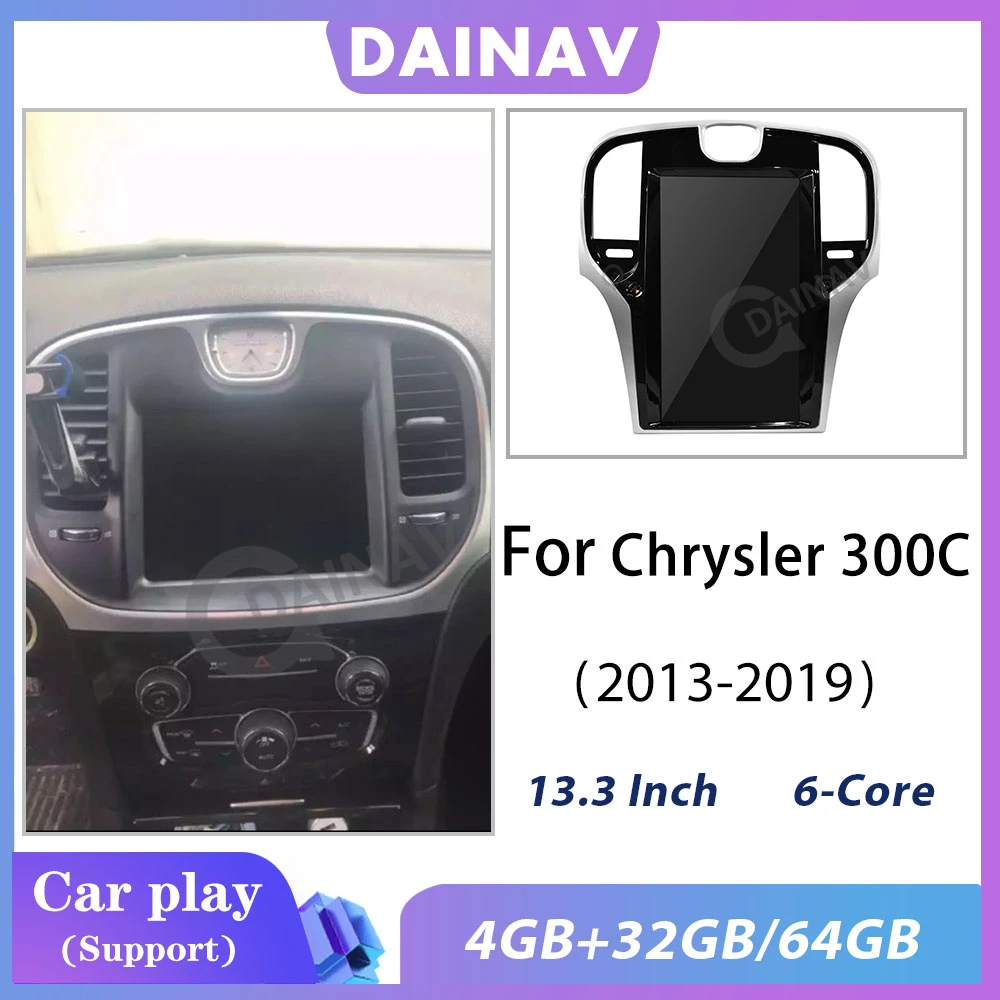 13 3 "Tesla style PX6 автомобильный Радио мультимедийный плеер Автомобильный DVD GPS