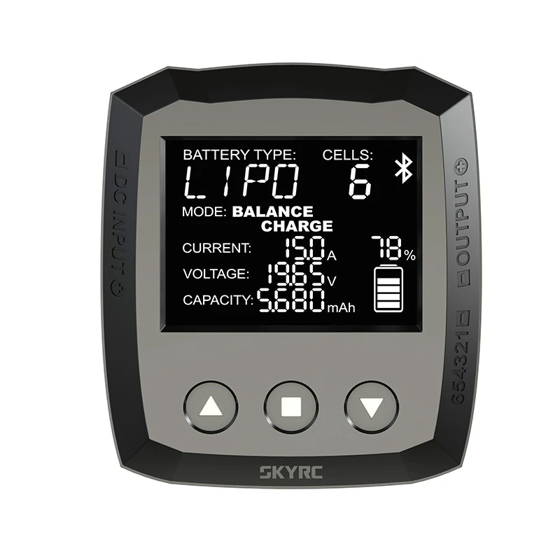 SKYRC B6 Nano Battery Charger Discharger 15A/320W DC 9-32V Mini Smart Charger for LiPo/ LiFe/ Lilon/NiMH/ NiCd/ PB Battery
SKYRC B6 Nano Battery Charger Discharger 15A/320W DC 9-32V Mini Smart Charger for LiPo/ LiFe/ Lilon/NiMH/ NiCd/ PB Battery