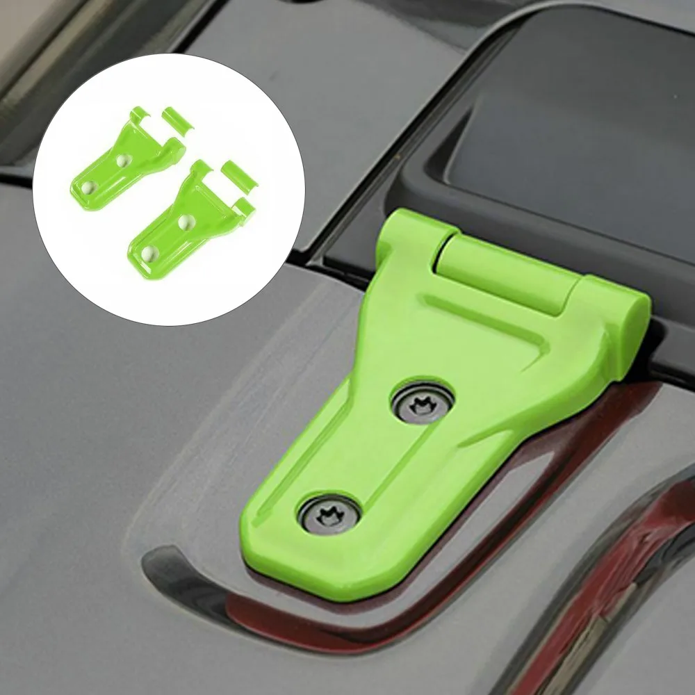 Green Engine Hood Hinge Cover Trim Accessories For Jeep Wrangler JL/JT 2018 Up Hood Hinge Cover Trim
Green Engine Hood Hinge Cover Trim Accessories For Jeep Wrangler JL/JT 2018 Up Hood Hinge Cover Trim