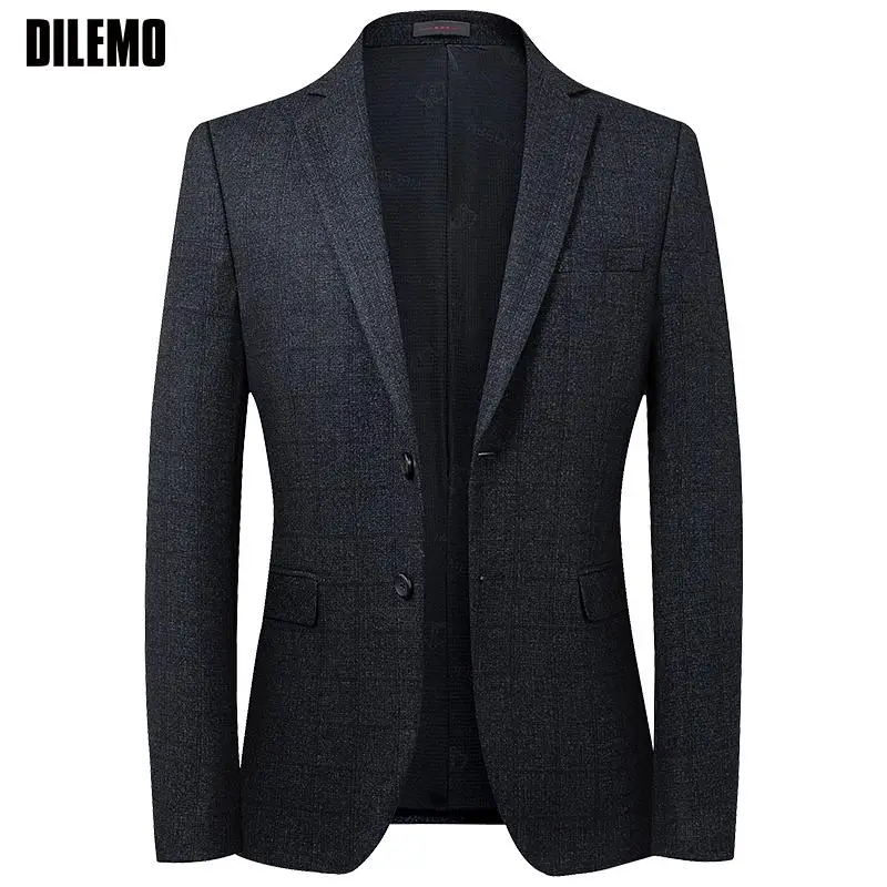 Top Grade New Brand Casual Fashion Jacket Plaid Slim Fit Blazer For Men Smart Trendy Party Suit Coat Korean Men's Clothes
Top Grade New Brand Casual Fashion Jacket Plaid Slim Fit Blazer For Men Smart Trendy Party Suit Coat Korean Men's Clothes