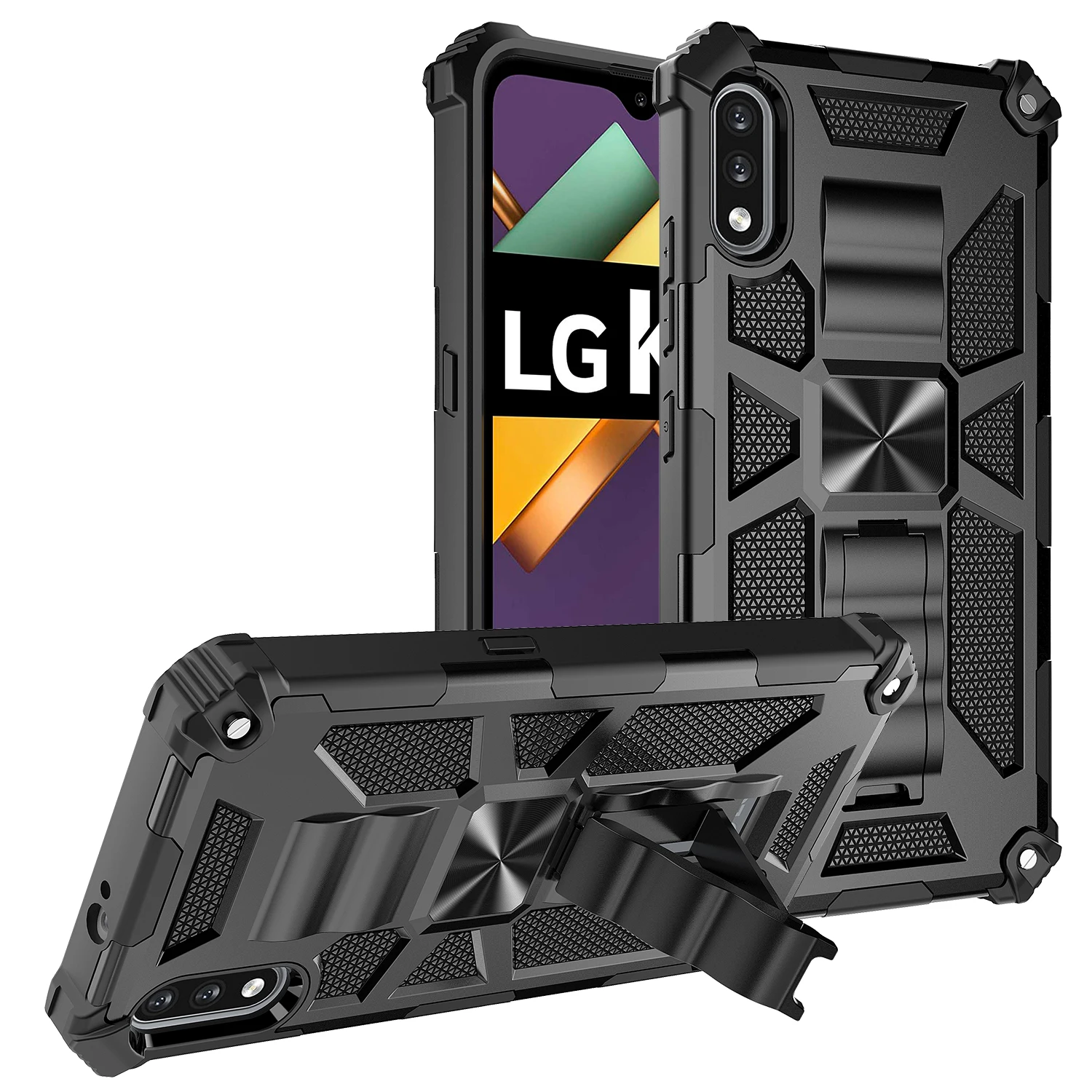 Shockproof Protection Bracket Rugged Armor Phone Case For LG Stylo 7 4G 5G K53 K52 Q52 Q62 Fashion PC Built-IN Stand Back Cover
Shockproof Protection Bracket Rugged Armor Phone Case For LG Stylo 7 4G 5G K53 K52 Q52 Q62 Fashion PC Built-IN Stand Back Cover