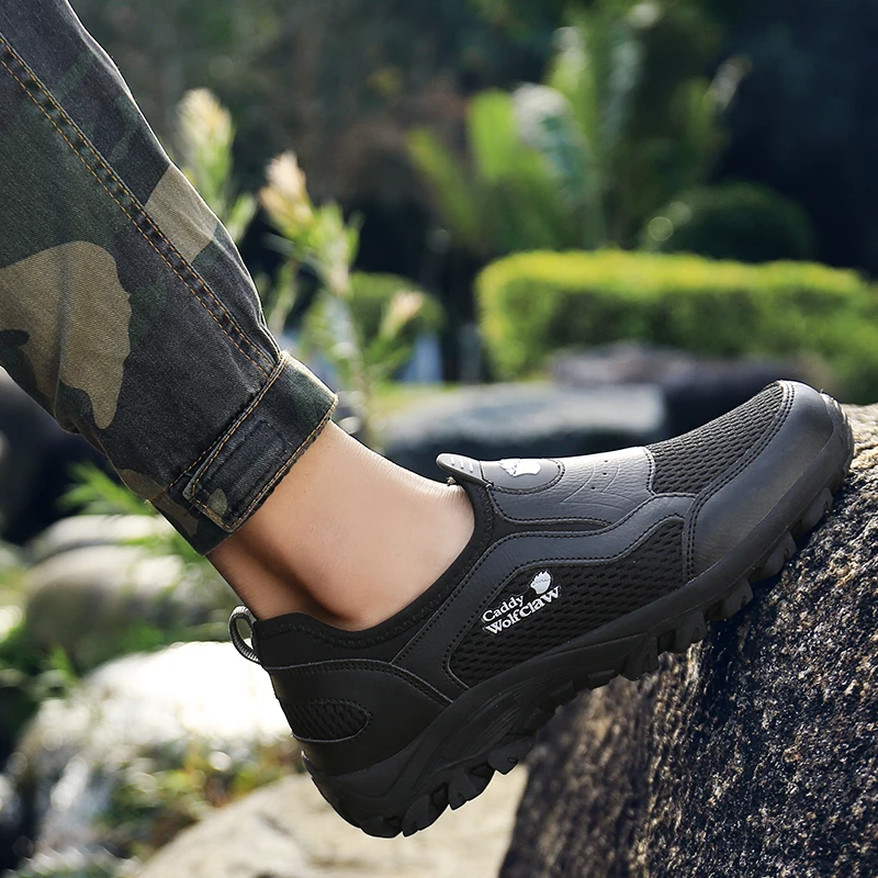 Male 2021 Soft Non-slip Walking Sneakers Sport Trails Footwear Men Hiking Shoes Outdoor Breathable Slip-On Trekking Shoes
Male 2021 Soft Non-slip Walking Sneakers Sport Trails Footwear Men Hiking Shoes Outdoor Breathable Slip-On Trekking Shoes