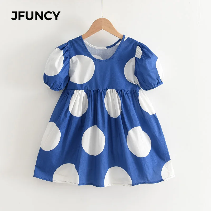 JFUNCY Children's Clothing Blue Color Dot Summer Dress Kids Princess Skirt Puff Sleeve Child Clothes Cotton Children Dresses
JFUNCY Children's Clothing Blue Color Dot Summer Dress Kids Princess Skirt Puff Sleeve Child Clothes Cotton Children Dresses