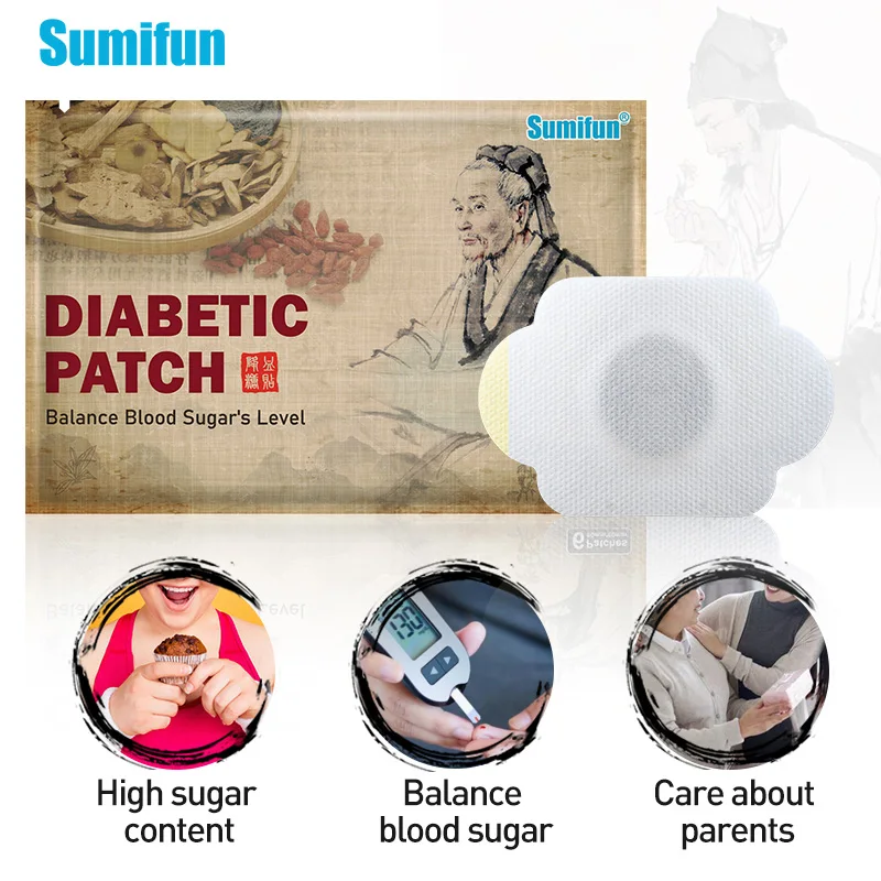 Sumifun 6 шт. диабет патч уменьшить высокий сахар в крови лечение штукатурка мощный